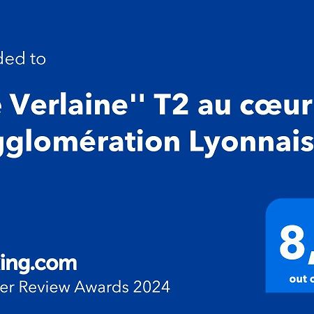 "Le Verlaine" T2 Au Coeur De L'Agglomeration Lyonnaise Villeurbanne Kültér fotó