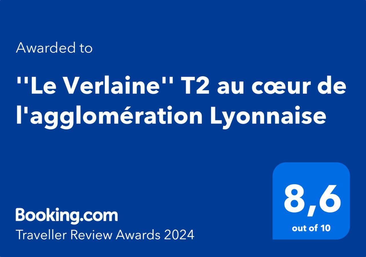 "Le Verlaine" T2 Au Coeur De L'Agglomeration Lyonnaise Villeurbanne Kültér fotó